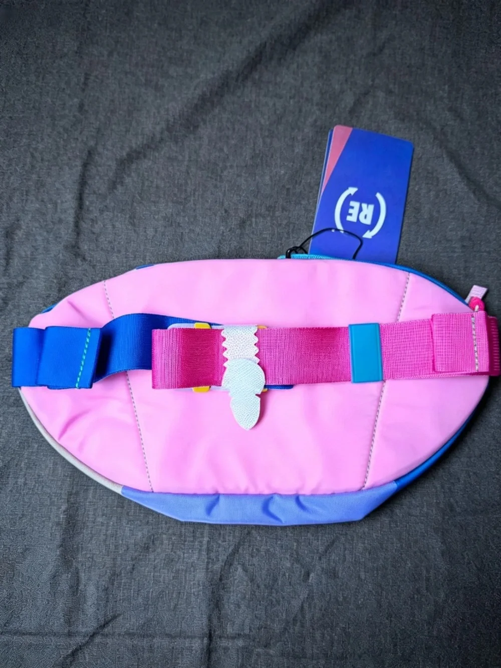 Cotopaxi Kids' Bright Multicolor Fanny Pack - Blue/Green